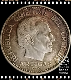 Km 36 Uruguai 20 Centesimos 1954(u) Prata # Artigas - comprar online