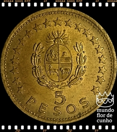 Km 47 Uruguai 5 Pesos 1965so ©