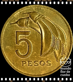 Km 53 Uruguai 5 Pesos 1969so ©