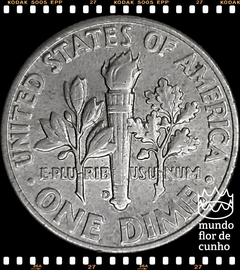 Km 195 Estados Unidos da América Dime (Roosevelt Dime) 1946D MBC Prata ©
