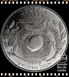 Km 296 Estados Unidos da América Quarter 1999 P XFC # Série dos 50 Estados Norte Americanos: Georgia ©