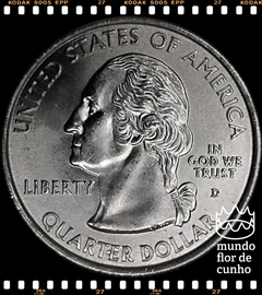 Km 399 Estados Unidos da América Quarter 2007 D XFC # Série dos 50 Estados Norte Americanos: Wyoming © - comprar online