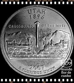 Km 400 Estados Unidos da América Quarter 2007 D XFC # Série dos 50 Estados Norte Americanos: Utah ©