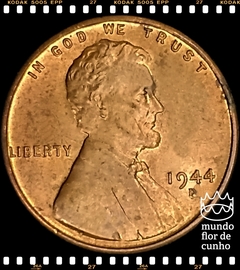 Km A132 Estados Unidos da América 1 Cent 1944D SOB ©
