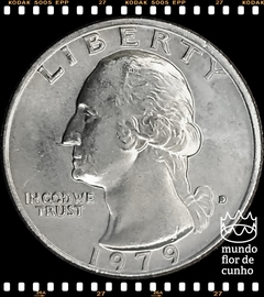 Km A164a Estados Unidos da América 1 Quarter 1979D XFC # George Washington ©