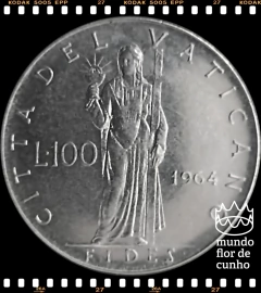 Km 82.2 Vaticano, Cidade do 100 Lire 1964/II FC # Paulo VI ® - comprar online
