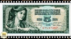 .P81 Iugoslávia 5 Dinara (Nós Temos Mais de Uma Data e/ou Assinatura # Favor Escolher uma Data e/ou Assinatura Abaixo e o Estado de Conservação) P81a P81b na internet