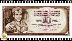 .P82 Iugoslávia 10 Dinara (Nós Temos Mais de Uma Data e/ou Assinatura # Favor Escolher uma Data e/ou Assinatura Abaixo e o Estado de Conservação) P82b P82c