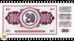 .P85 Iugoslávia 20 Dinara (Nós Temos Mais de Uma Data e/ou Assinatura # Favor Escolher uma Data e/ou Assinatura Abaixo e o Estado de Conservação) P85a.1 P85a.2