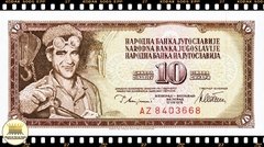 .P87a Iugoslávia 10 Dinara 12/08/1978 FE
