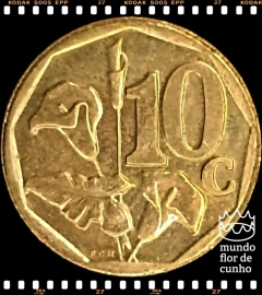 Km 465 Africa do Sul 10 Cents 2009 XFC # Arum lírio © - comprar online