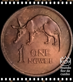 Km 9 Zâmbia 1 Ngwee 1972 XFC © na internet