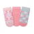 KIT COM 3 PARES DE MEIAS SOQUETE BEBE MENINA 35 17/22 CIA DA MEIA - 13227 na internet