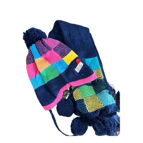 KIT TOUCA E CACHECOL INF FEM CENTER - 21584