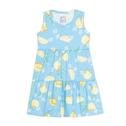 PACOTE COM 5 VESTIDOS BEBE P/M/G SUPLEX PEGA LEGAL - 24706