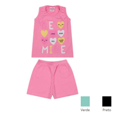 PACOTE COM 3 CONJ FEM INF 1 ao 3 CANELADO BE MINE PAOLITA - 25744