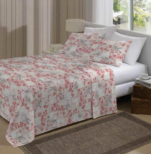 JOGO DE CAMA 4 PEÇAS CASAL ESSENCIA O150 FIOS LEPPER - 23676