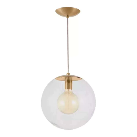 Pendente Esfera Cristal 35cm Aluminio e Vidro Madelustre 2884_94