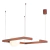 Pendente Kellua Sfera 20x60x60cm Metal Metaldomado 5868