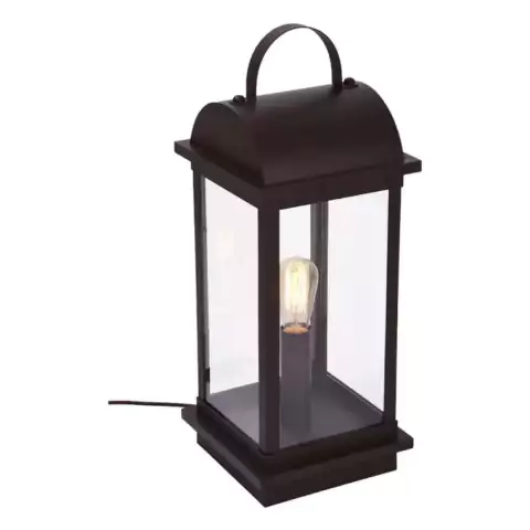 Balizador Toscana Arc 64x25x25cm Alumínio e Vidro Metaldomado 6235