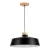 Pendente Vibrance 30x14cm Metal e Madeira - Madelustre 2807