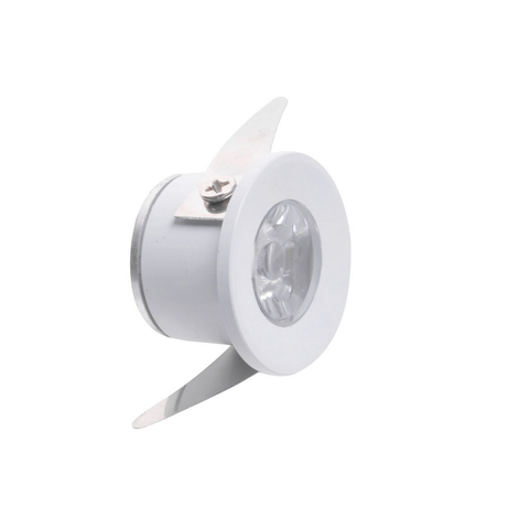 Spot para Móvel Redondo LED Elysa 1w 3000k Biv Branco Nordecor 6001
