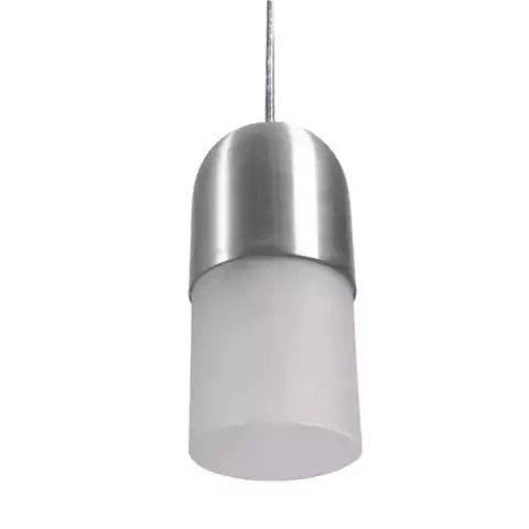 Pendente Glass 9x22cm Metal e Vidro Metaldomado 566