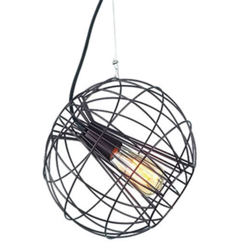 Pendente Aramado Marrom 1xe27 1308-ca