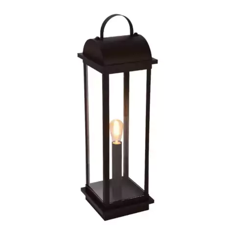 Balizador Toscana Arc 86x25x25cm Alumínio e Vidro Metaldomado 6236