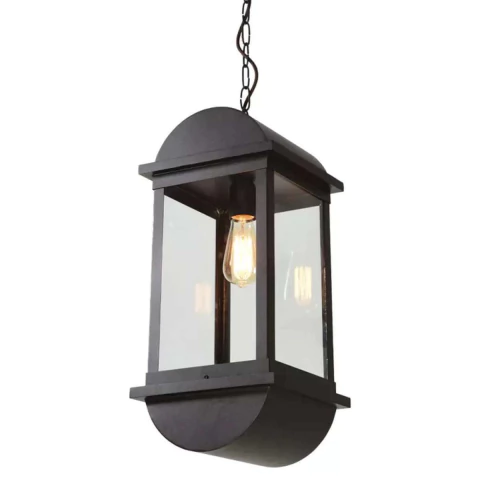 Pendente Toscana 53x25x25cm Metal e Vidro Metaldomado 6220