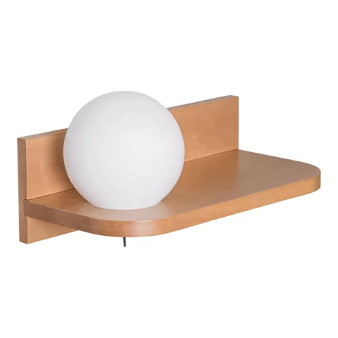 Arandela Madelustre Milky 13x39x19cm com Apoio 3192