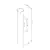 Arandela Tub 40x8x10cm Metal Metaldomado 5568 - comprar online