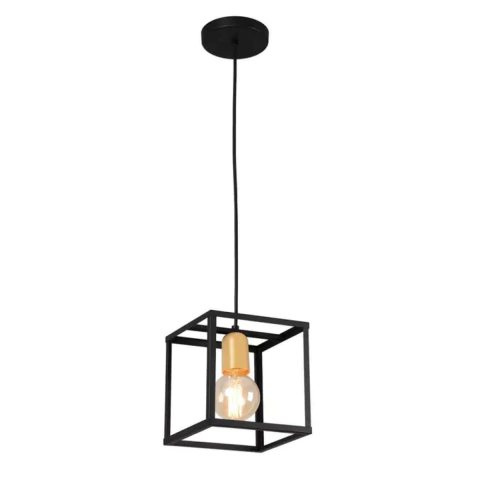 Pendente Thomas 18x12x12cm Metal Metaldomado 5914