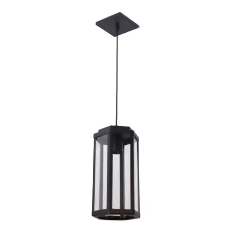 Pendente Vintage Sextavado 28x16x16cm Alumínio e Vidro Ideal Iluminação 783 VT