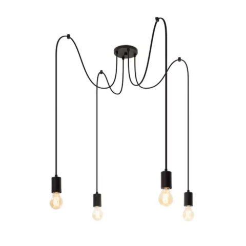 Pendente Socket Ø12cm Alumínio Itamonte 136/4