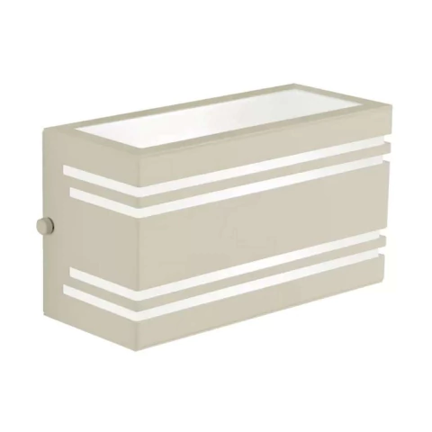 Arandela Box 9x17x7cm Metal e Acrílico Metaldomado 536