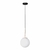 Pendente Milky Esfera (D)20cm Vidro Triplex Madelustre 3134_4m