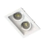 Spot de Embutir Recuado 17x10cm 2xDicroica MR16 GU10 Branco SaveEnergy SE-330.2893 BT