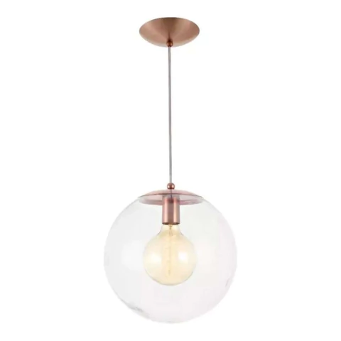 Pendente Esfera Cristal (D)30cm Aluminio e Vidro Madelustre 2783_94