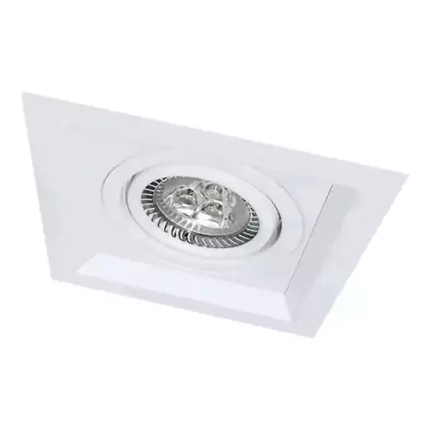 Embutido Recuado Aluminio 1xPar20 Impacto 1041/1 Branco