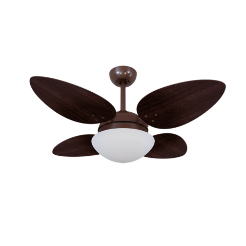 Ventilador Volare VD42 Petalo Marrom Corten Tabaco 127v 9032