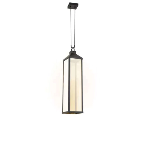 Pendente Vintage M 70x17x17cm Metal e Vidro Metaldomado 5853