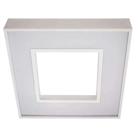 Plafon de Sobrepor LED Meg 36,6W 4000K Bivolt 48x48x8,5cm Alumínio e Acrílico Usina 19030/48LED4