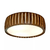 Plafon Cilíndrico Ripado Curvo Ø35x12cm 380 Union