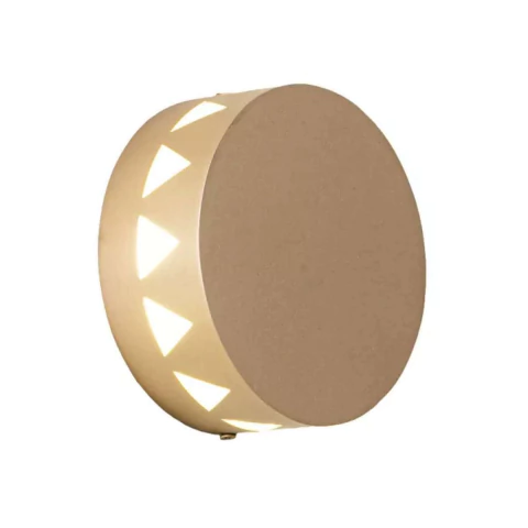 Arandela Sole Tri Up 12,5x5cm Metal e Acrílico Metaldomado 6084