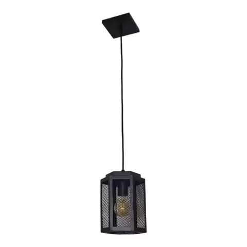 Pendente Industrial Sextavado 100x16x16cm Alumínio Ideal Iluminação LA-23-C