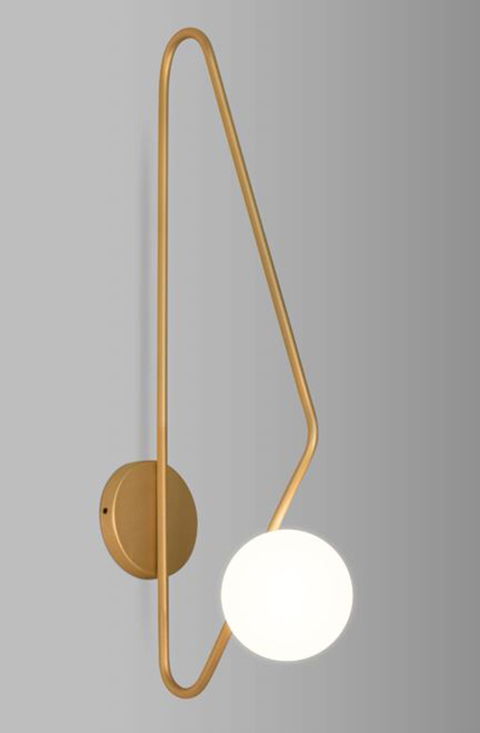 Arandela TKS Scalene Dourado Gloss 1466