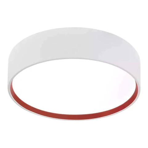 Plafon de Sobrepor Ônix 45x14cm Alumínio e Acrílico Usina 4100/45