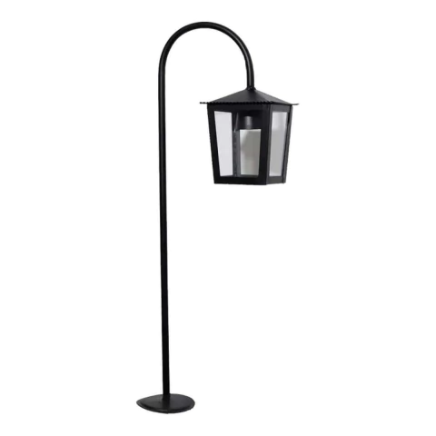 Balizador de Jardim 65cm Alumínio e Vidro Ideal E-1042