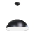 Pendente Esfera Preto E Branco 1xe27 Caisma 3717